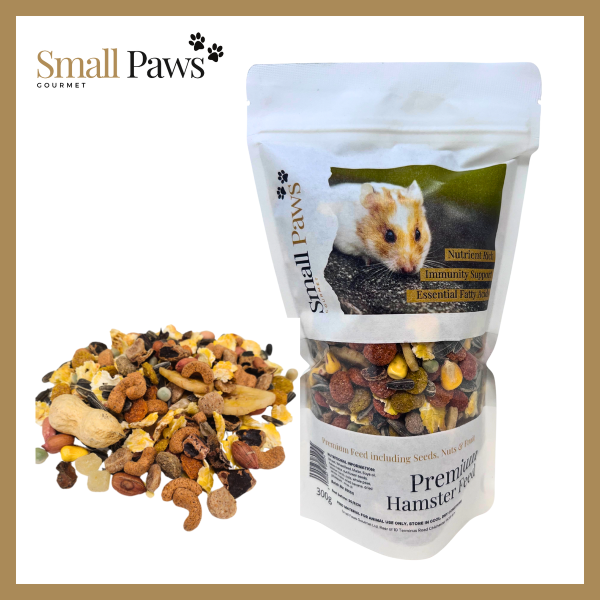 Small Paws Premium Hamster Feed